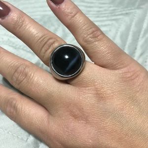 Black Statement Ring